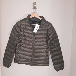 Marmot Jena Down Jacket Womens XS Green Lightweight Puffer NWT